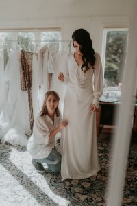 A glimpse behind the scenes of Harriett Falvey's latest collection